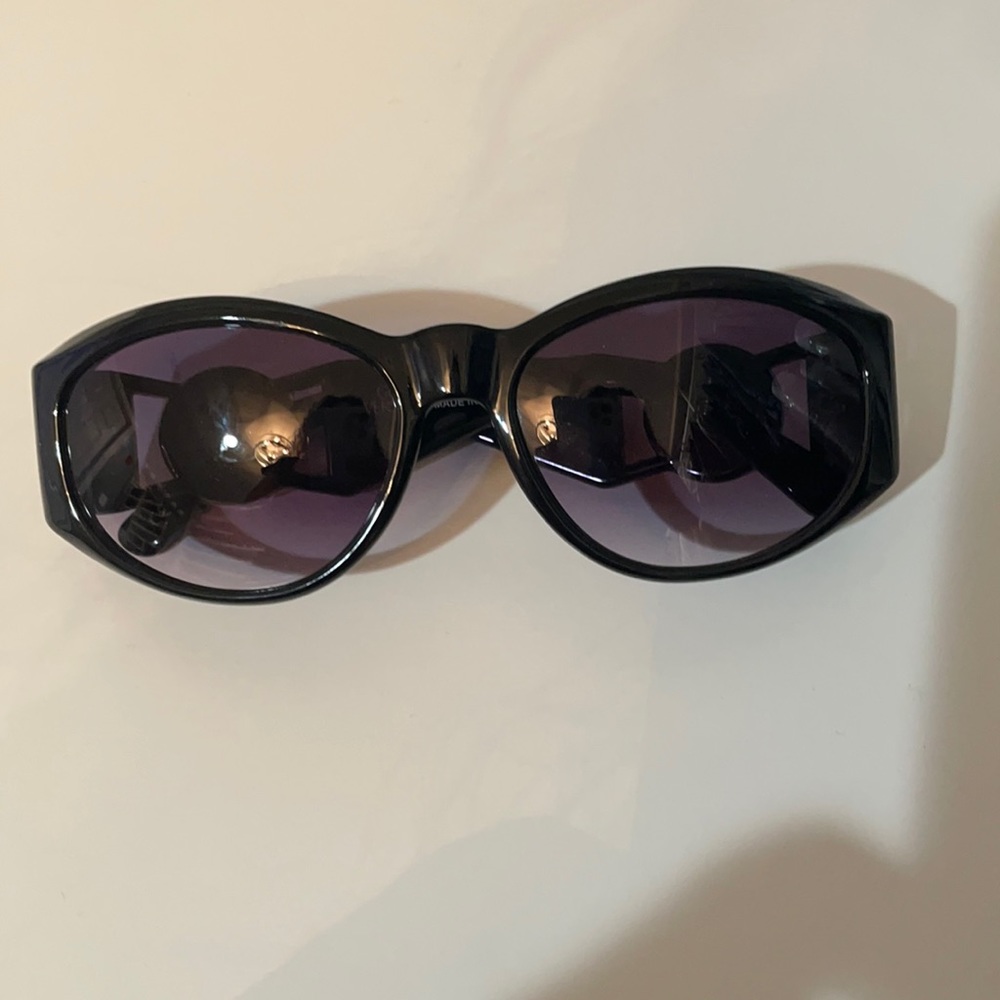 Black Versace glasses